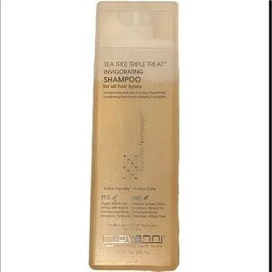 Giovanni Tea Tree Triple Treat Invigorating Shampoo 8.5 fl oz Liq. NWOT.